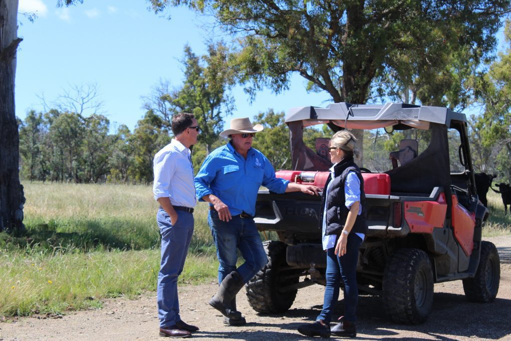 Farmers engaging in conversation